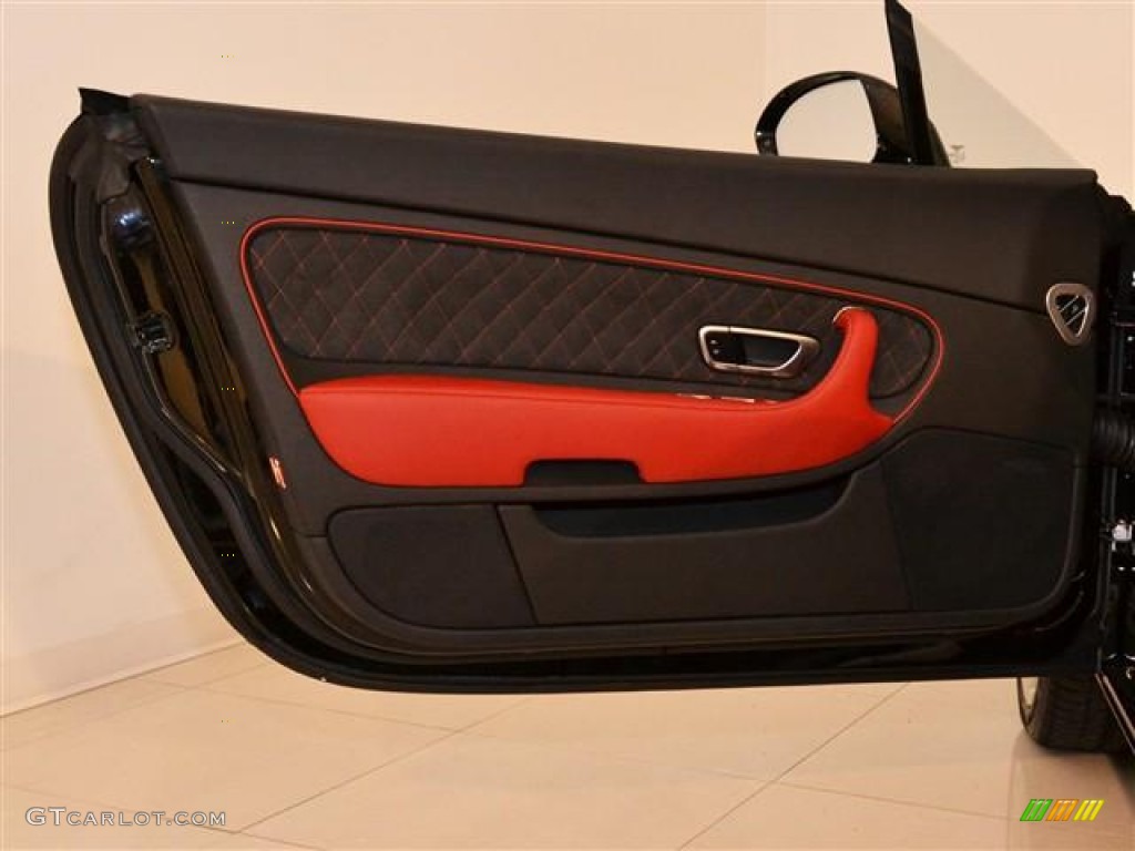 2012 Bentley Continental GTC Supersports Beluga/Hotspur Door Panel Photo #57688283