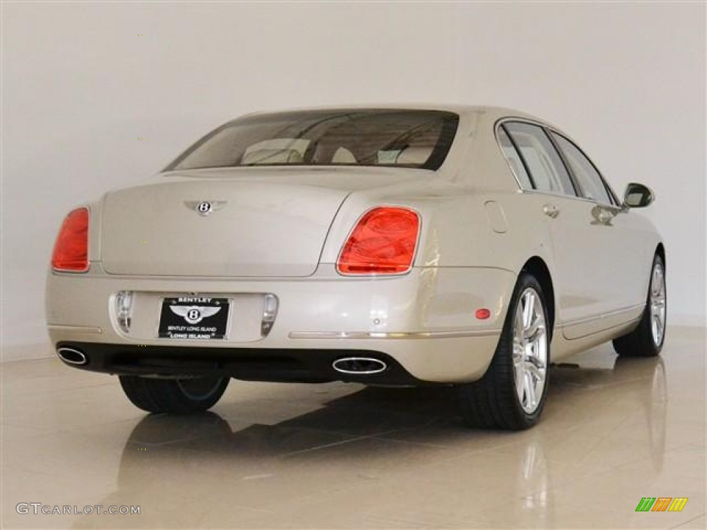 2012 Continental Flying Spur  - White Sand / Linen/Imperial Blue photo #7