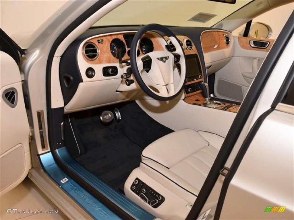 Linen/Imperial Blue Interior 2012 Bentley Continental Flying Spur Standard Continental Flying Spur Model Photo #57688364