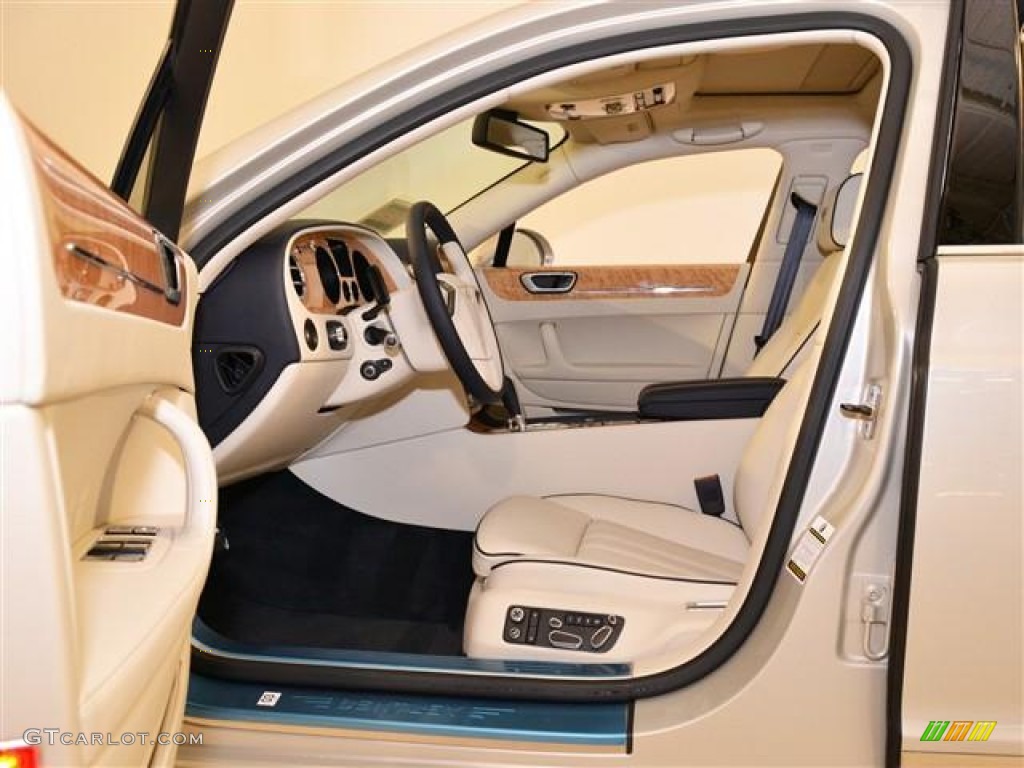 Linen/Imperial Blue Interior 2012 Bentley Continental Flying Spur Standard Continental Flying Spur Model Photo #57688376