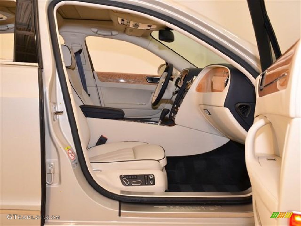 Linen/Imperial Blue Interior 2012 Bentley Continental Flying Spur Standard Continental Flying Spur Model Photo #57688397