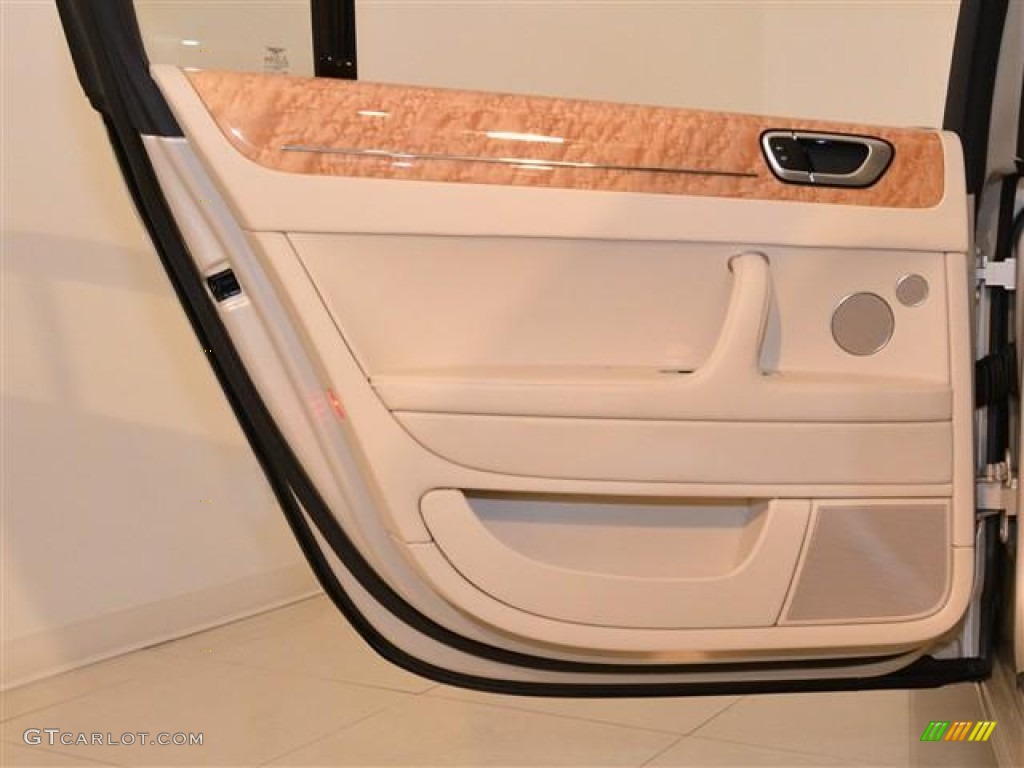 2012 Bentley Continental Flying Spur Standard Continental Flying Spur Model Linen/Imperial Blue Door Panel Photo #57688451