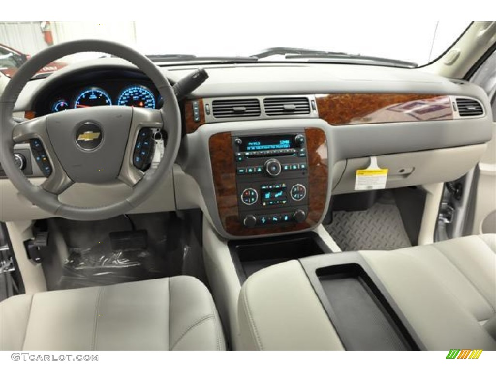 2012 Chevrolet Silverado 1500 LTZ Extended Cab 4x4 Light Titanium/Dark Titanium Dashboard Photo #57688493