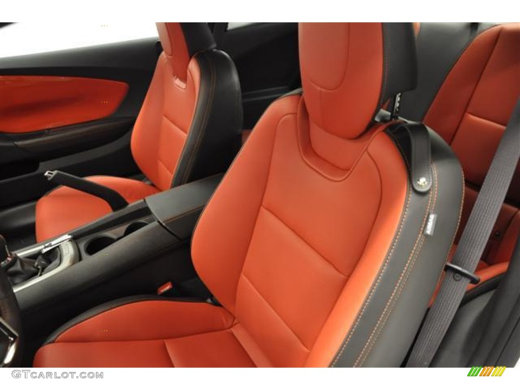 Inferno Orange/Black Interior 2012 Chevrolet Camaro LT Coupe Photo #57688805