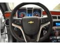 Inferno Orange/Black 2012 Chevrolet Camaro LT Coupe Steering Wheel