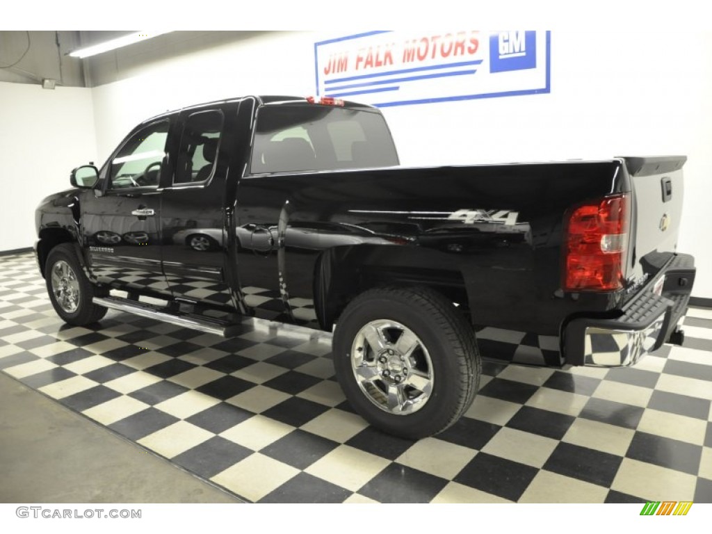 2011 Silverado 1500 LTZ Extended Cab 4x4 - Black / Ebony photo #5