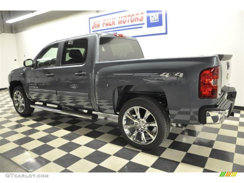 2011 Silverado 1500 LT Crew Cab 4x4 - Blue Granite Metallic / Ebony photo #5
