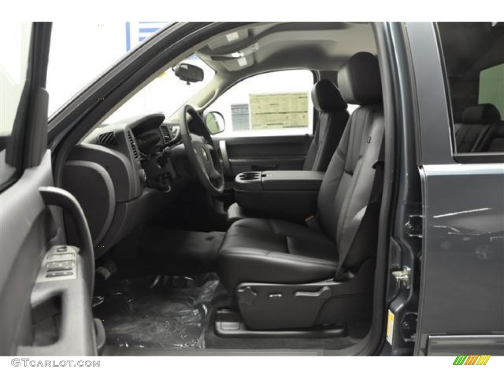2011 Silverado 1500 LT Crew Cab 4x4 - Blue Granite Metallic / Ebony photo #9