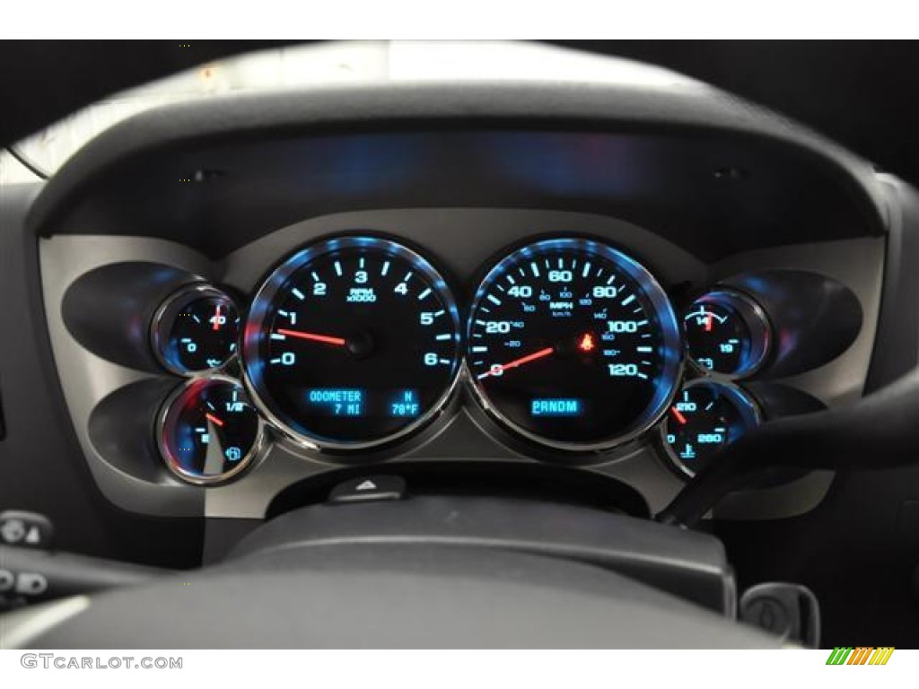 2011 Silverado 1500 LT Crew Cab 4x4 - Blue Granite Metallic / Ebony photo #14