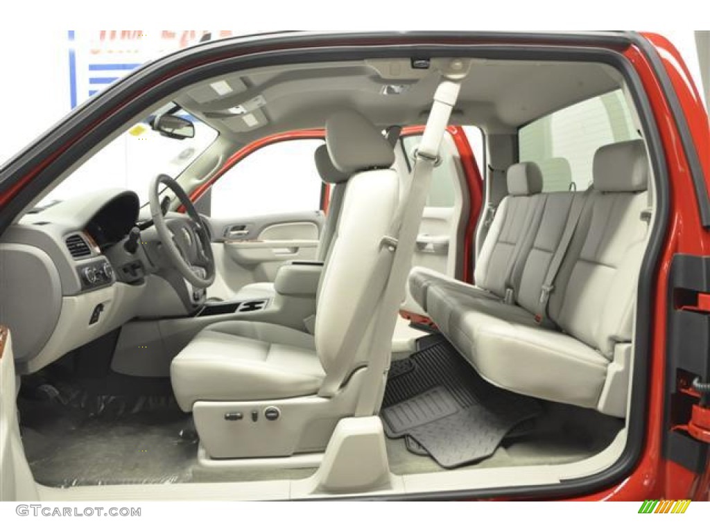 Light Titanium/Dark Titanium Interior 2011 Chevrolet Silverado 2500HD LTZ Extended Cab 4x4 Photo #57689726
