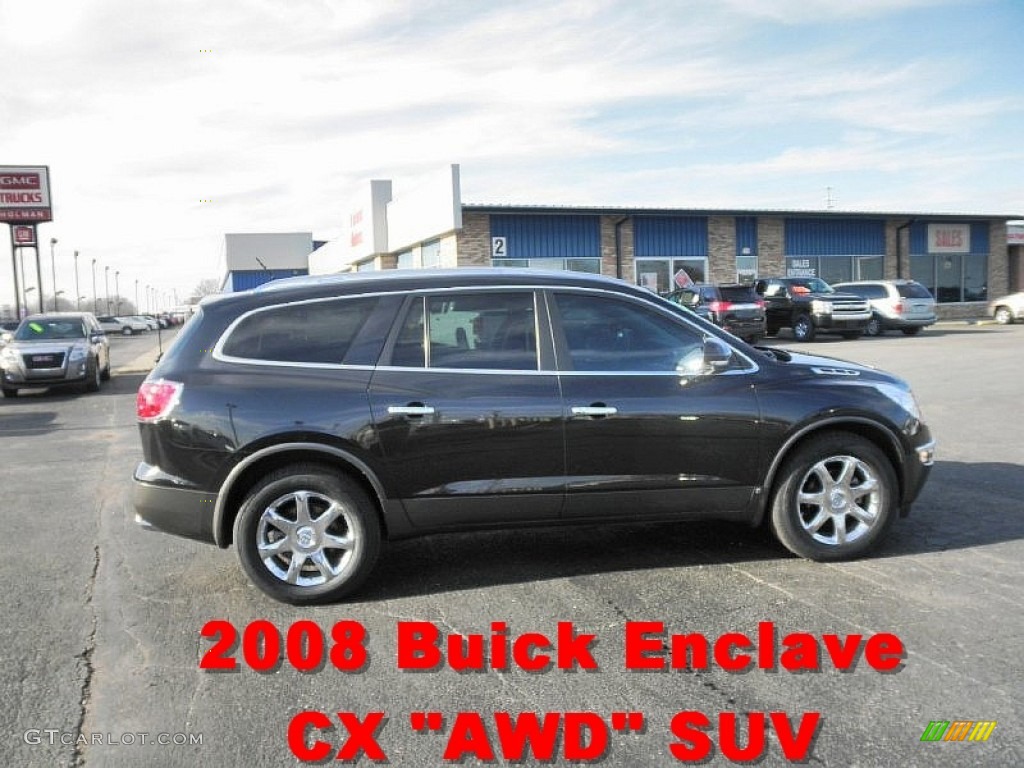 Carbon Black Metallic Buick Enclave