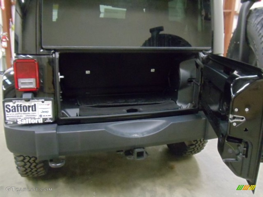 2012 Wrangler Rubicon 4X4 - Black / Black/Dark Saddle photo #21