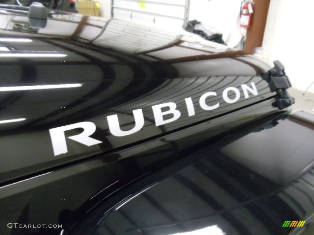 2012 Wrangler Rubicon 4X4 - Black / Black/Dark Saddle photo #27