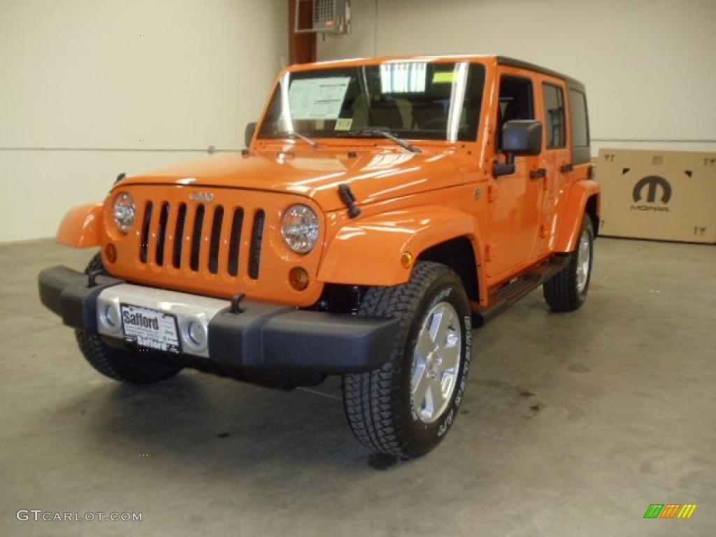 Crush Orange Jeep Wrangler Unlimited