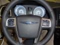 Black/Light Frost Beige 2012 Chrysler 300 Limited Steering Wheel