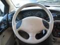2000 Chrysler Town & Country Camel Interior Steering Wheel Photo