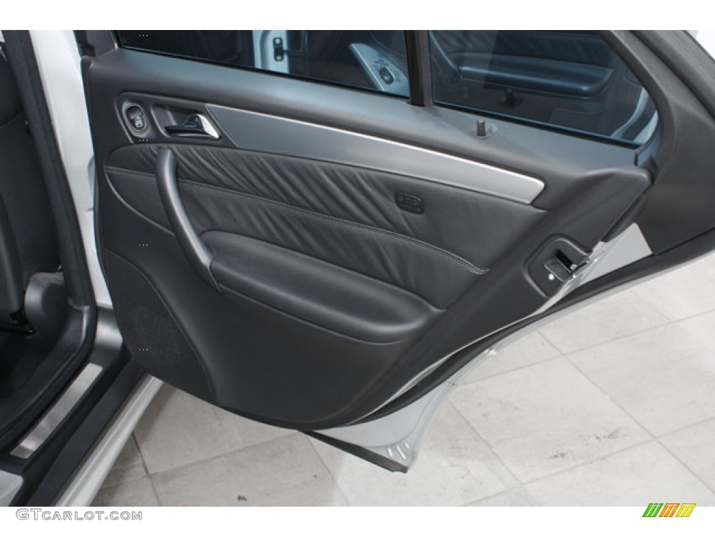 2005 Mercedes-Benz C 55 AMG Sedan Black Door Panel Photo #57694118