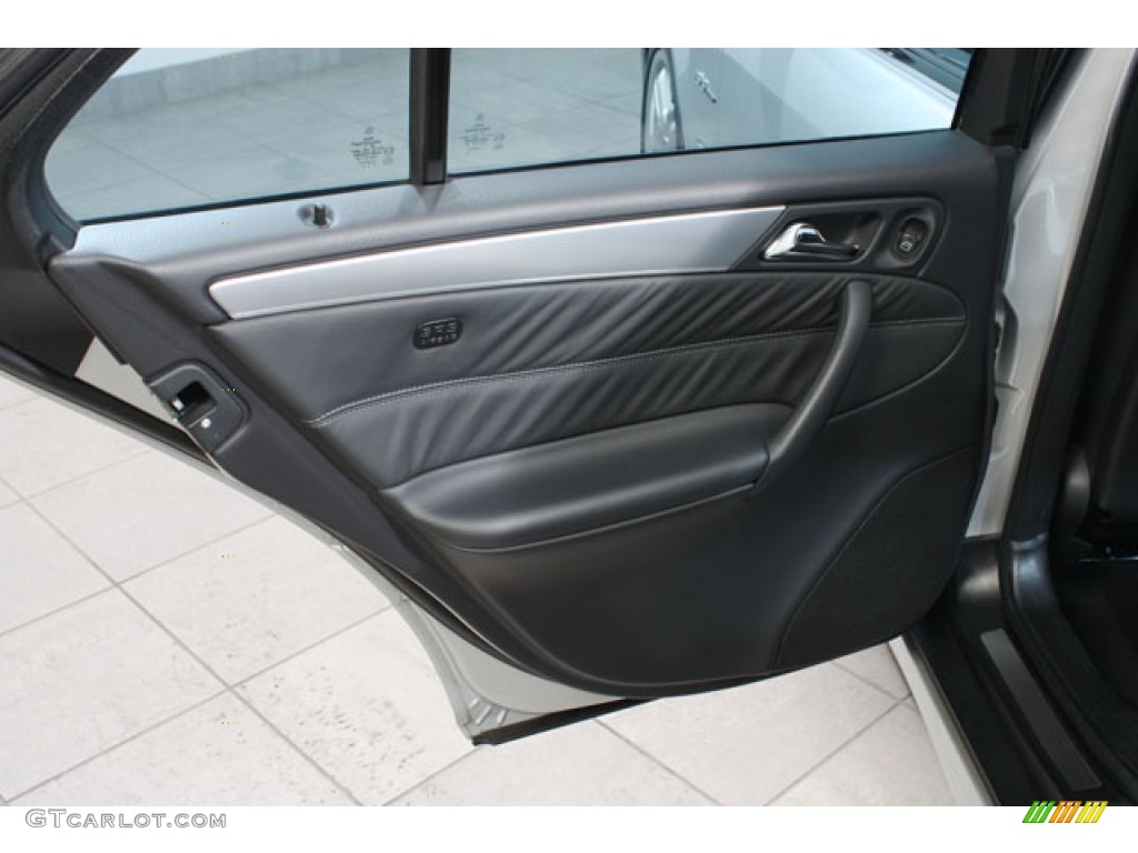 2005 Mercedes-Benz C 55 AMG Sedan Black Door Panel Photo #57694121