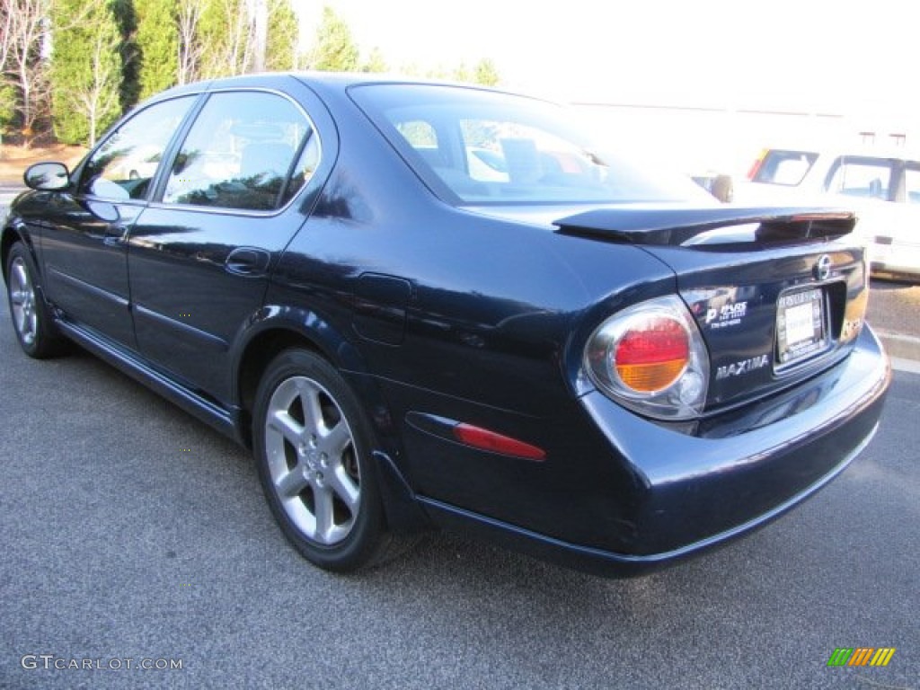2003 Maxima SE - Majestic Blue / Black photo #2