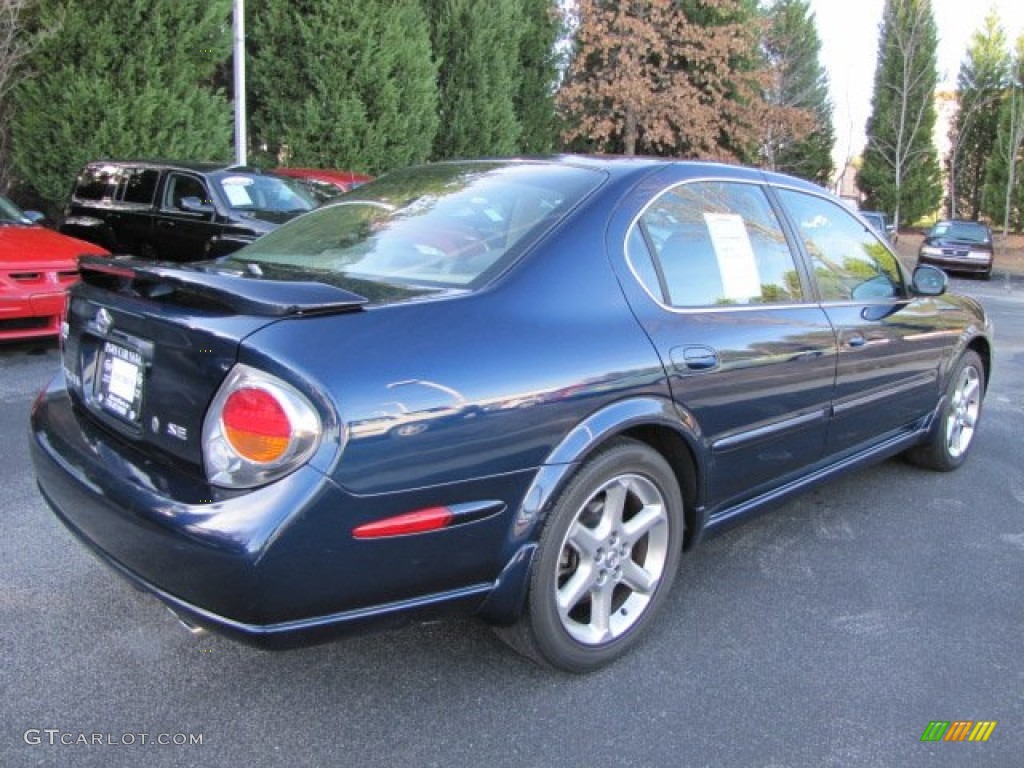2003 Maxima SE - Majestic Blue / Black photo #3