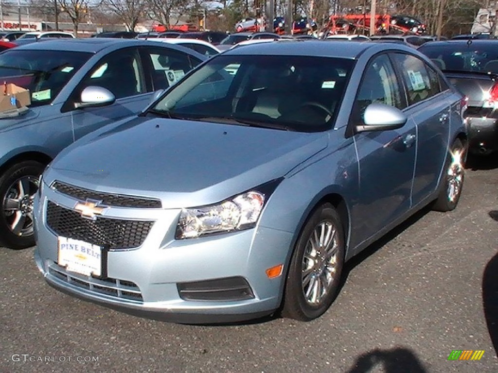 2012 Cruze Eco - Ice Blue Metallic / Medium Titanium photo #1