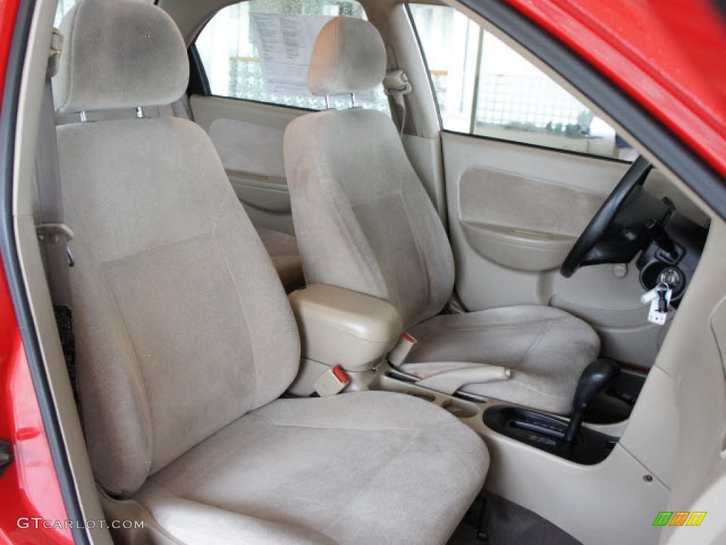 Beige Interior 2001 Kia Sephia Standard Sephia Model Photo #57697110