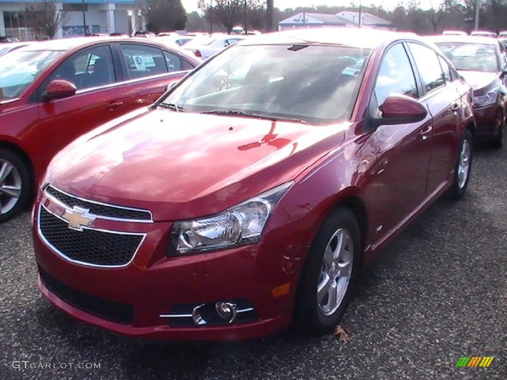 2012 Cruze LT/RS - Crystal Red Metallic / Jet Black photo #1