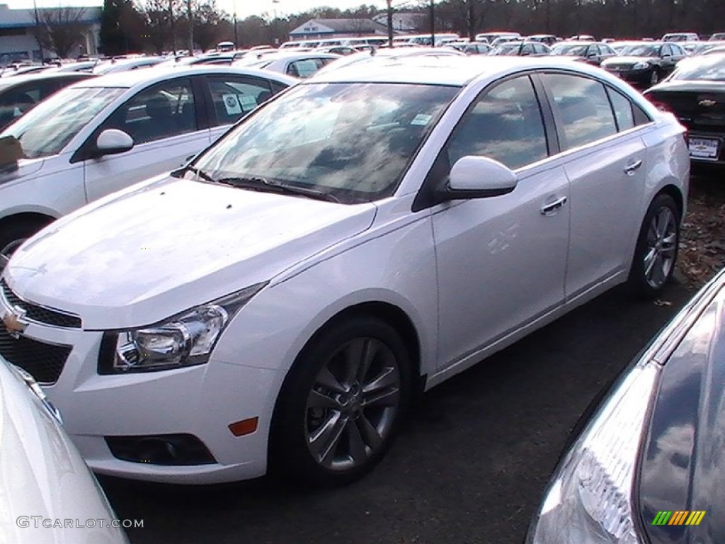 2012 Cruze LTZ - Summit White / Cocoa/Light Neutral photo #1