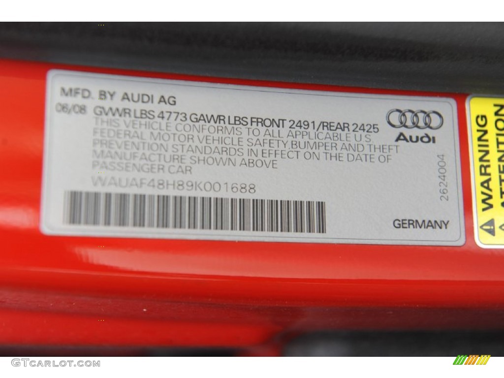 2009 A4 2.0T Cabriolet - Brilliant Red / Beige photo #9