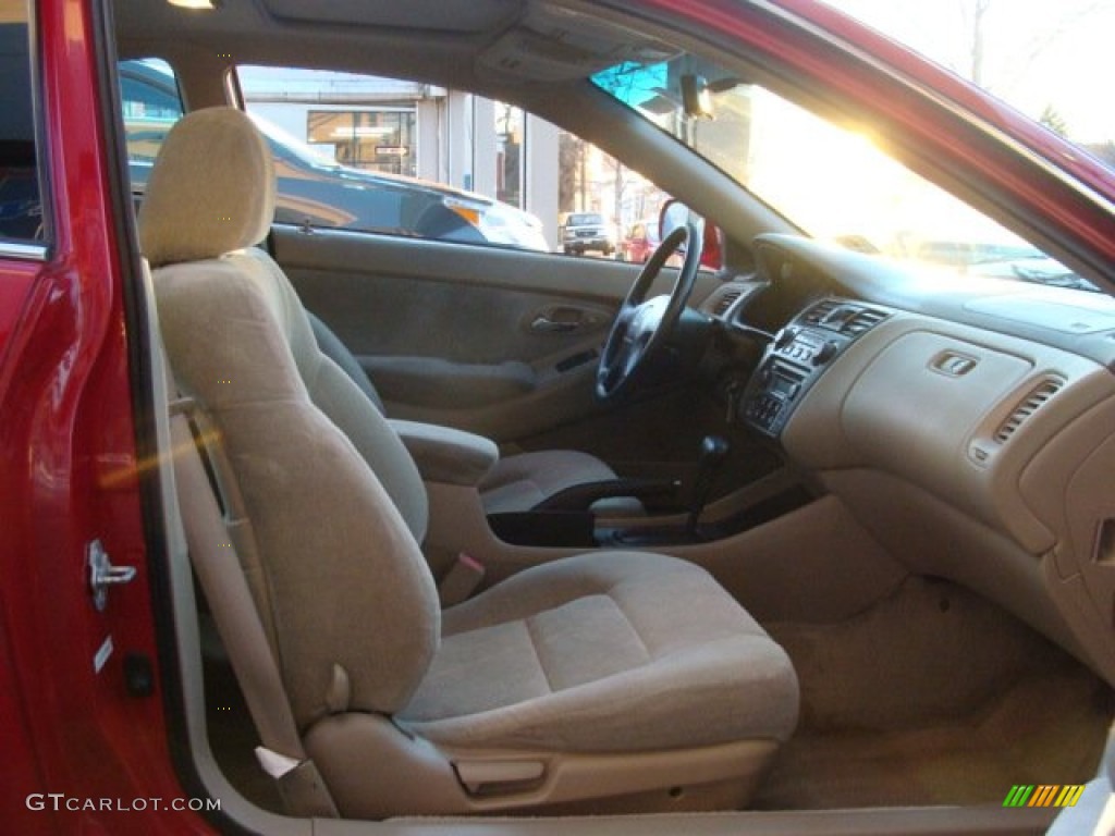 2000 Accord EX Coupe - San Marino Red / Ivory photo #8