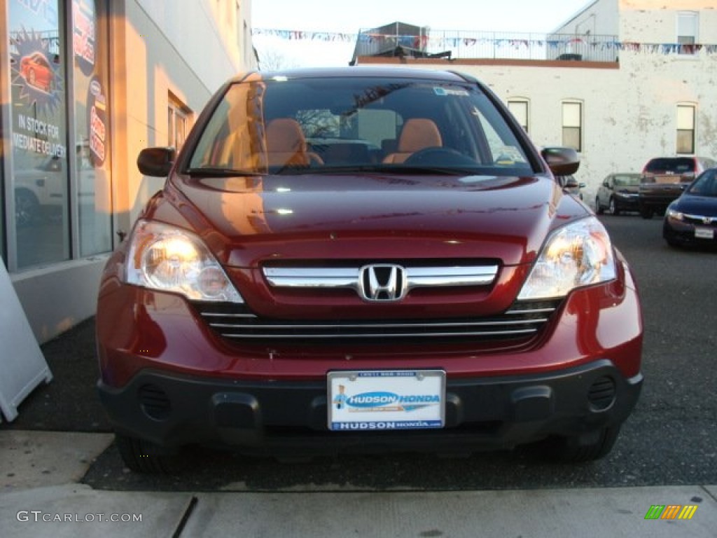 2009 CR-V EX 4WD - Tango Red Pearl / Gray photo #2