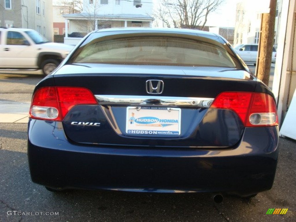 2010 Civic LX Sedan - Royal Blue Pearl / Gray photo #5