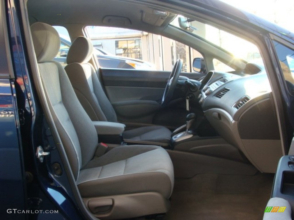 2010 Civic LX Sedan - Royal Blue Pearl / Gray photo #8