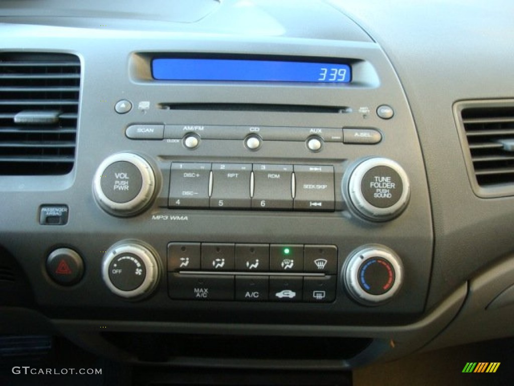 2010 Civic LX Sedan - Royal Blue Pearl / Gray photo #12