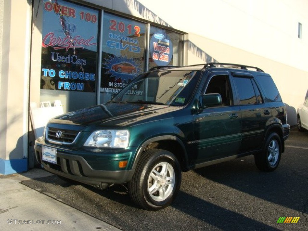 2001 CR-V Special Edition 4WD - Clover Green Pearl / Black Leather photo #1