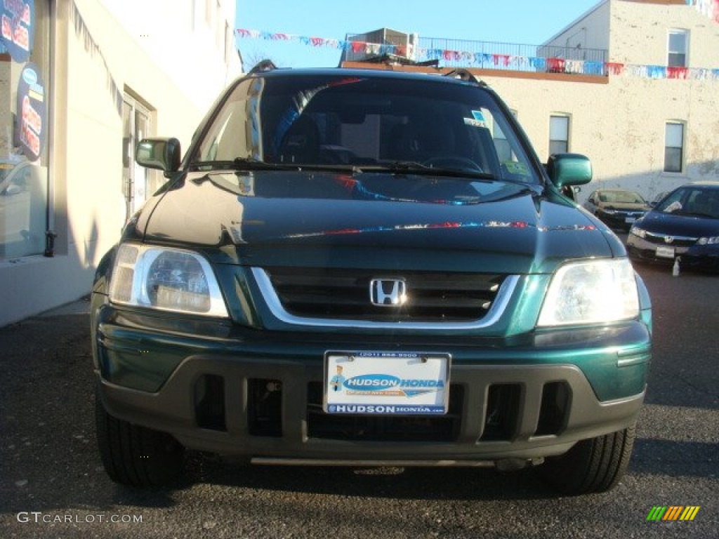 2001 CR-V Special Edition 4WD - Clover Green Pearl / Black Leather photo #2