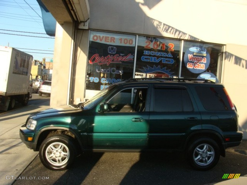 2001 CR-V Special Edition 4WD - Clover Green Pearl / Black Leather photo #3