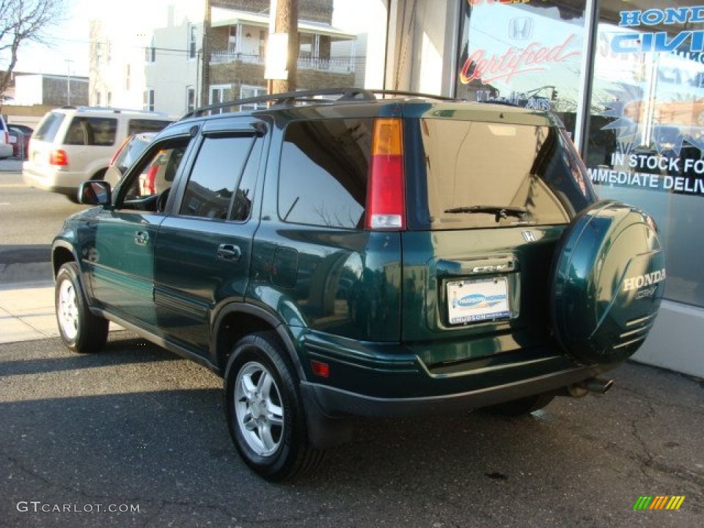 2001 CR-V Special Edition 4WD - Clover Green Pearl / Black Leather photo #4