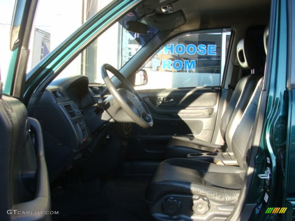 2001 CR-V Special Edition 4WD - Clover Green Pearl / Black Leather photo #7