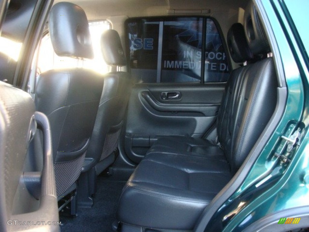 2001 CR-V Special Edition 4WD - Clover Green Pearl / Black Leather photo #14