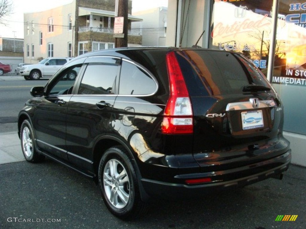 2010 CR-V EX-L AWD - Crystal Black Pearl / Black photo #4