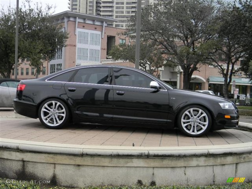 Phantom Black Pearl Effect 2011 Audi S6 5.2 FSI quattro Sedan Exterior Photo #57703900