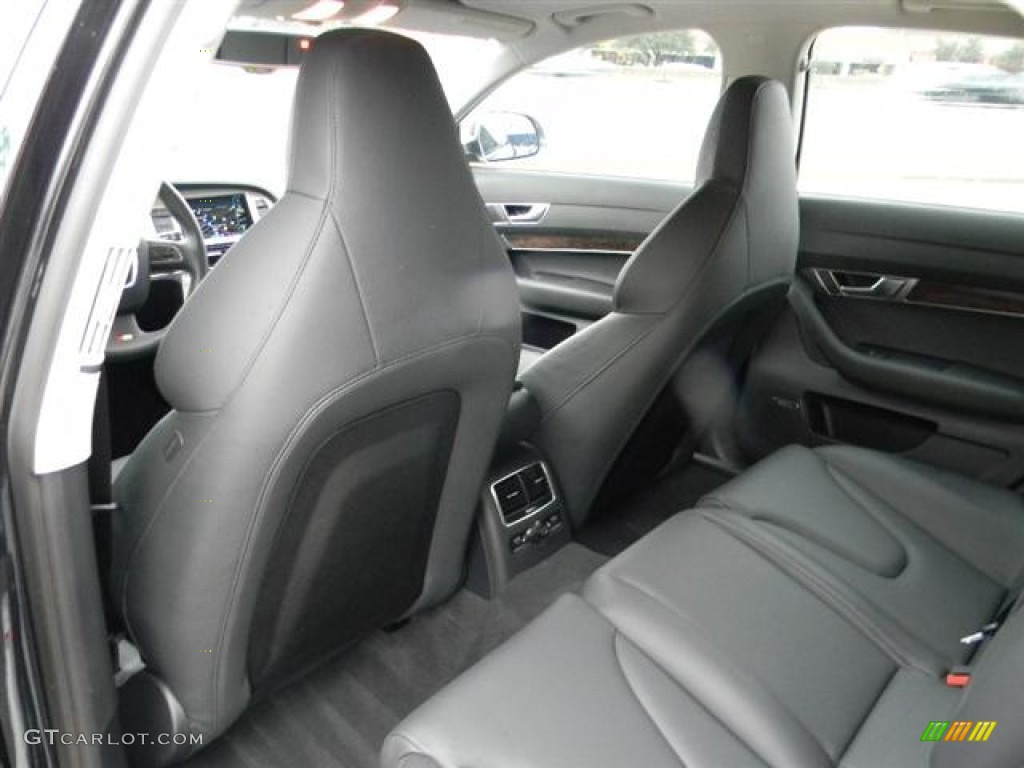 Black Interior 2011 Audi S6 5.2 FSI quattro Sedan Photo #57703958