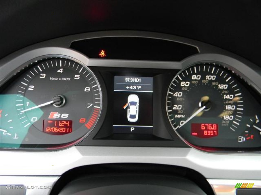 2011 Audi S6 5.2 FSI quattro Sedan Gauges Photo #57704103