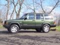 1997 Emerald Green Pearlcoat Jeep Cherokee Sport 4x4  photo #2