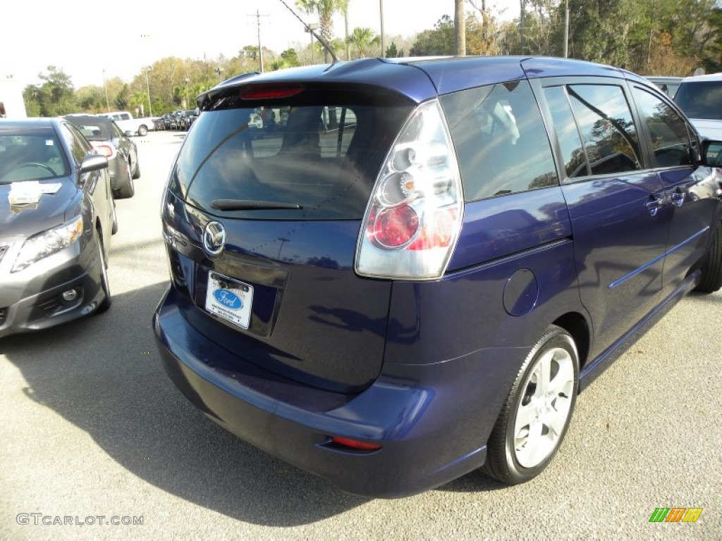 2007 MAZDA5 Sport - Strato Blue Mica / Black photo #13