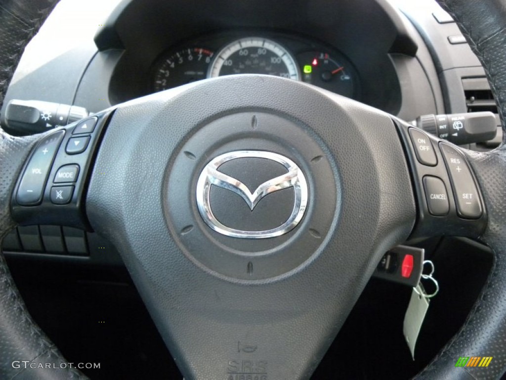 2007 MAZDA5 Sport - Strato Blue Mica / Black photo #21
