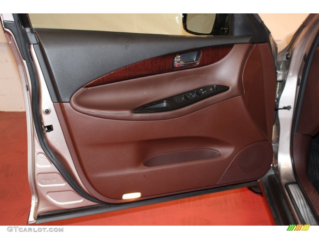 2010 Infiniti EX 35 AWD Chestnut Door Panel Photo #57709010