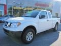 2012 Avalanche White Nissan Frontier S King Cab  photo #1