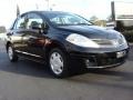 Super Black 2009 Nissan Versa 1.8 S Sedan